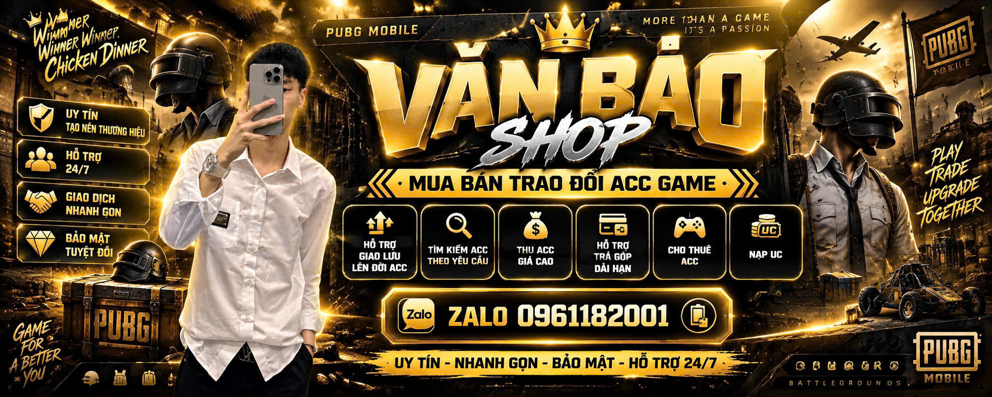Văn Bảo Shop - mua bán, trao đổi tài khoản game